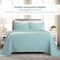 3 Piece Cotton Paisley Bedspread Set Matelassé Coverlet with Raised Jacquard Pattern and Coordinated Shams